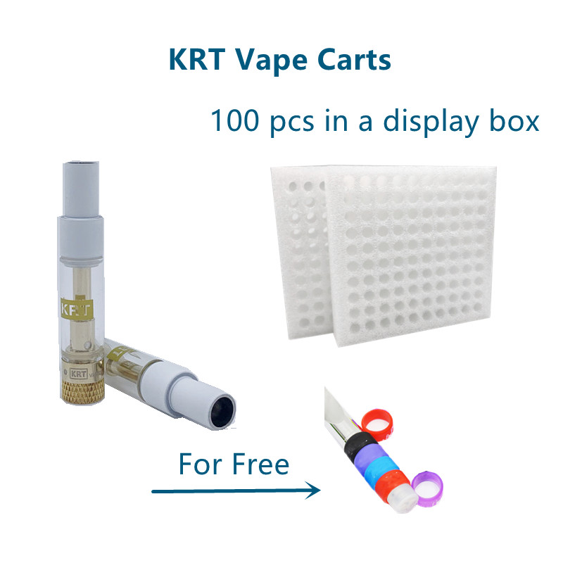KRT atomizer cart Ceramic Coil 1.0ml 0.8ml Glass Tank Thick Oil vape e-Cigs with free Silicone Ring 510 Thread Dab Pen Wax Vaporizer Carts E
KRT atomizer cart Ceramic Coil 1.0ml 0.8ml Glass Tank Thick Oil vape e-Cigs with free Silicone Ring 510 Thread Dab Pen Wax Vaporizer Carts E