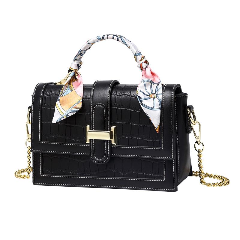 Evening Bags Ribbon Handle Black Handbag Crocodile Pattern Luxury Handbags Women Designer Wide Shoulder Strap Crossbody Bag Messenger
Evening Bags Ribbon Handle Black Handbag Crocodile Pattern Luxury Handbags Women Designer Wide Shoulder Strap Crossbody Bag Messenger