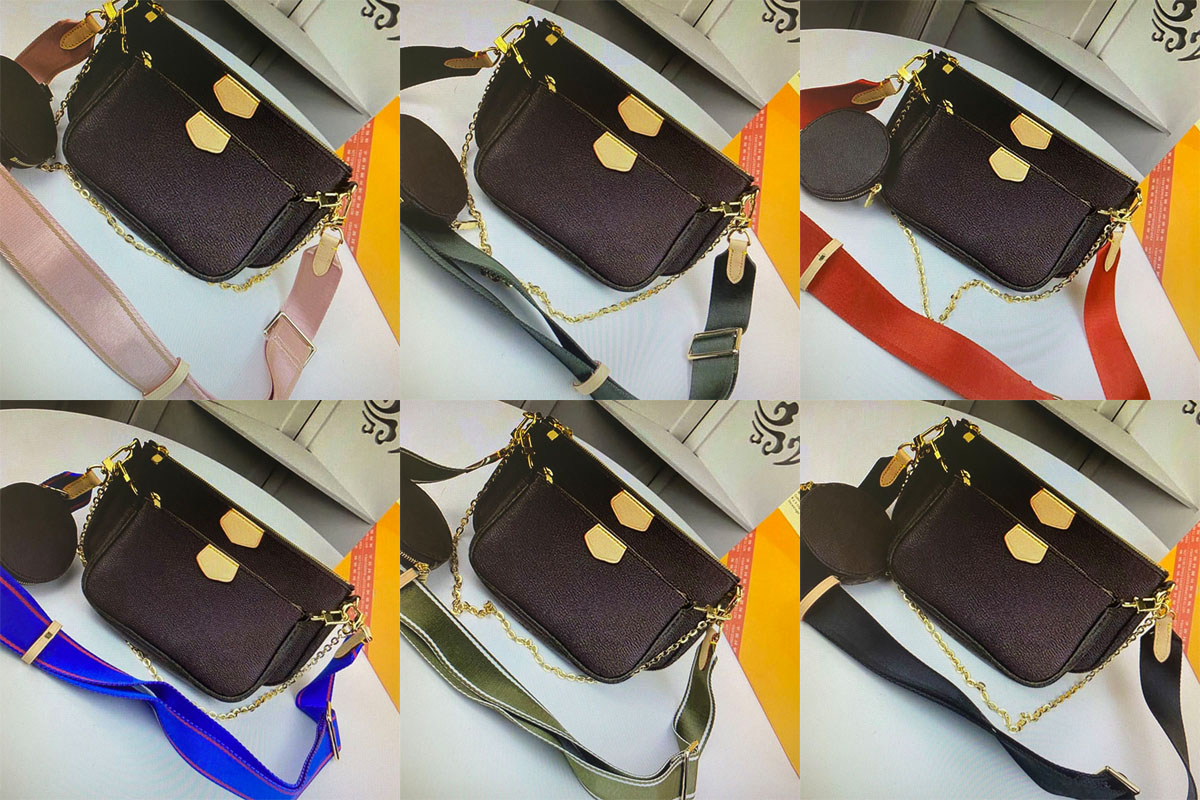 MULTI POCHETTE ACCESSORIES Cross Body Bag Luxury Designer Shoulder Handbags Women Crossbody Purses 3 Piece Sets Brown Old Flower Canvas Real Leather Chain Bags PCS, Brown flower/red strap
MULTI POCHETTE ACCESSORIES Cross Body Bag Luxury Designer Shoulder Handbags Women Crossbody Purses 3 Piece Sets Brown Old Flower Canvas Real Leather Chain Bags PCS, Brown flower/red strap