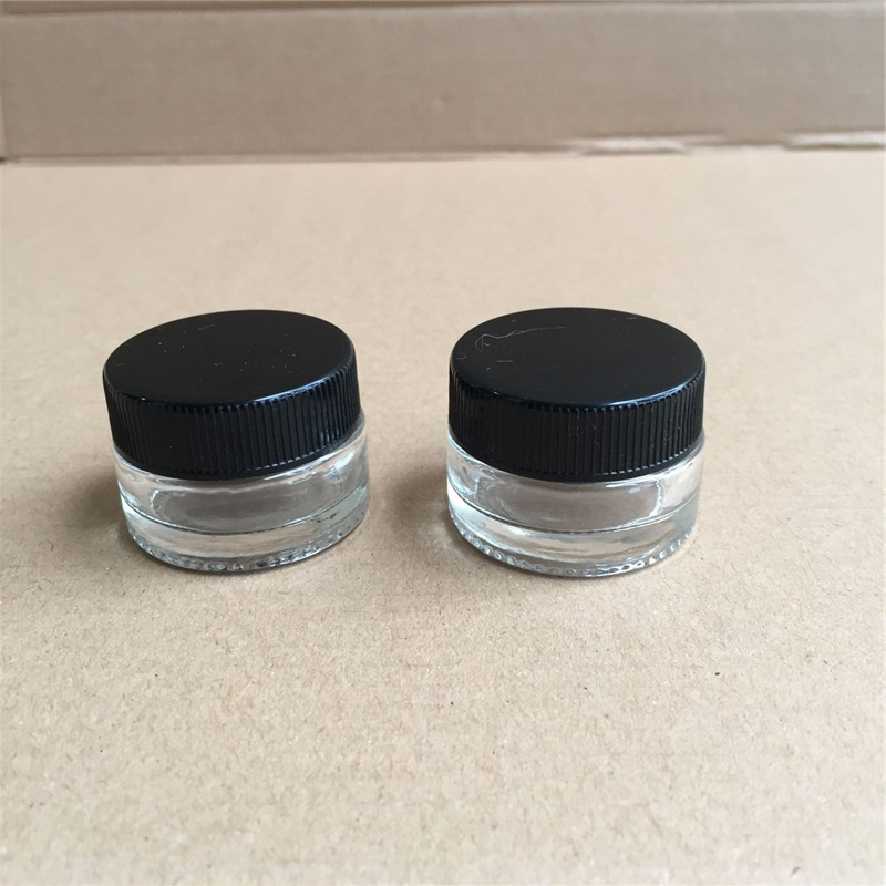 Packaging Bottles Concentrates Container box 5ml 3ml clear Glass wax Jar with black Lid for live resin rosin suce extracts 300pcs DHL
Packaging Bottles Concentrates Container box 5ml 3ml clear Glass wax Jar with black Lid for live resin rosin suce extracts 300pcs DHL