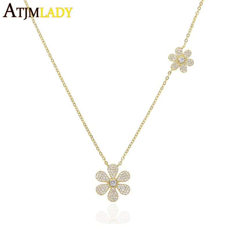 Pendant Necklaces Summer Beach Women Fashion Jewelry Micro Pave White Cz Zirconia Daisy Flower Necklace Gold Filled Cute Gorgeous, Silver
Pendant Necklaces Summer Beach Women Fashion Jewelry Micro Pave White Cz Zirconia Daisy Flower Necklace Gold Filled Cute Gorgeous, Silver