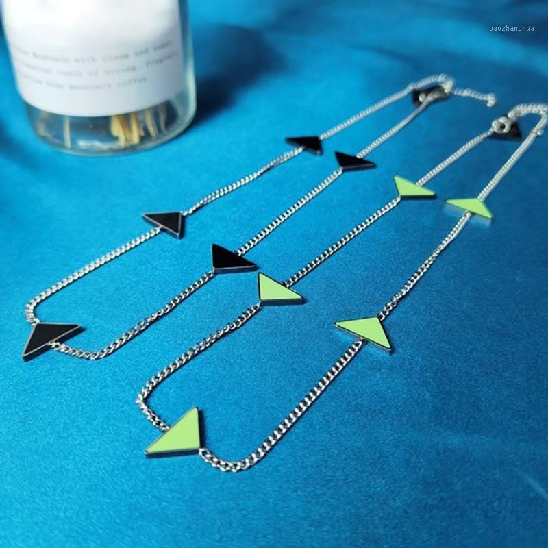 Chains BrandChain Triangle Necklace Pendant Women Silver Color Fashion Luxury Jewelry Party Punk Maxi Collier Long Gif
Chains BrandChain Triangle Necklace Pendant Women Silver Color Fashion Luxury Jewelry Party Punk Maxi Collier Long Gif