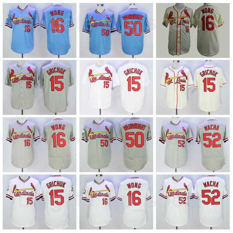 Baseball 2018 Style 16 Kolten Wong Jersey 15 Randal Grichuk 50 Adam Wainwright 52 Michael Wacha Pullover 1982 1985 Retror Team Clearance, 15 grey
Baseball 2018 Style 16 Kolten Wong Jersey 15 Randal Grichuk 50 Adam Wainwright 52 Michael Wacha Pullover 1982 1985 Retror Team Clearance, 15 grey