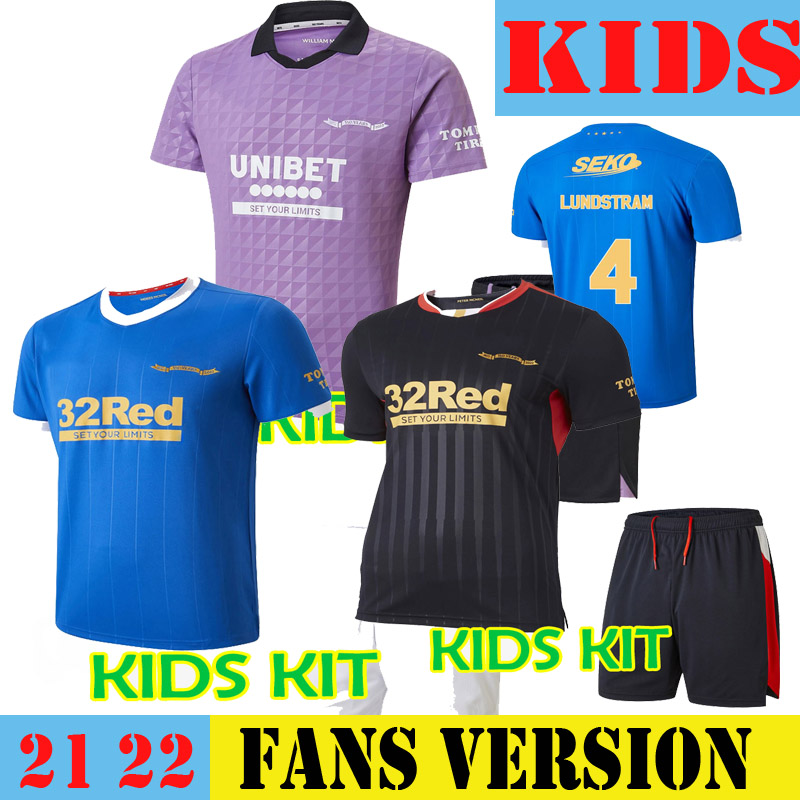 Kids Kit21 22 Rangers 150th Anniversary Soccer Jerseys 2021 2022 Glasgow New Fourth White Away Black Third Purple Men & Set Football Shirt P, Black;yellow
Kids Kit21 22 Rangers 150th Anniversary Soccer Jerseys 2021 2022 Glasgow New Fourth White Away Black Third Purple Men & Set Football Shirt P, Black;yellow