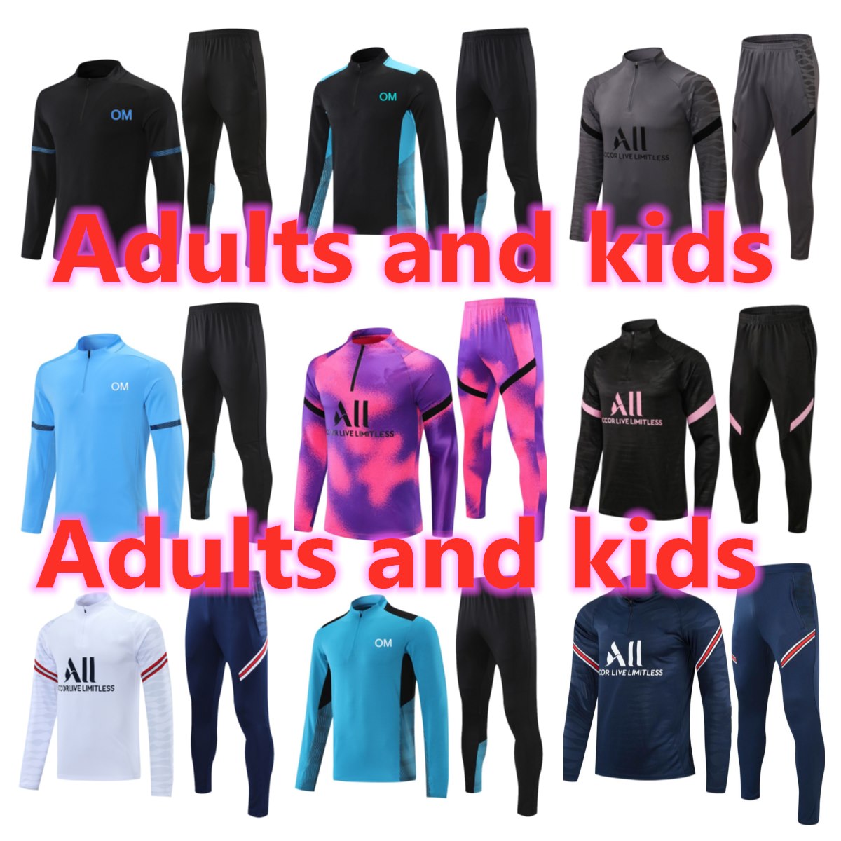 Kids MBAPPE DI MARIA VERRATT soccer tracksuit football training 2020 2021 kids psGS football tracksuit jogging chandal survetement foot, 16
Kids MBAPPE DI MARIA VERRATT soccer tracksuit football training 2020 2021 kids psGS football tracksuit jogging chandal survetement foot, 16
