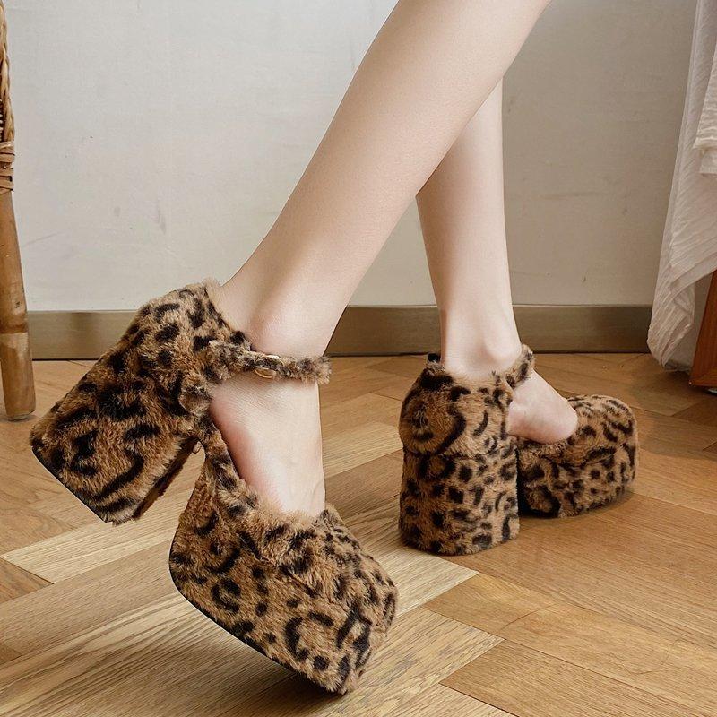Furry Fur Platform Pumps Womens Round Toe Leopard Mixed Colors Block High Heel Shoes Lolita Cosplay Halloween Real Leather 2021 Dress, Black
Furry Fur Platform Pumps Womens Round Toe Leopard Mixed Colors Block High Heel Shoes Lolita Cosplay Halloween Real Leather 2021 Dress, Black