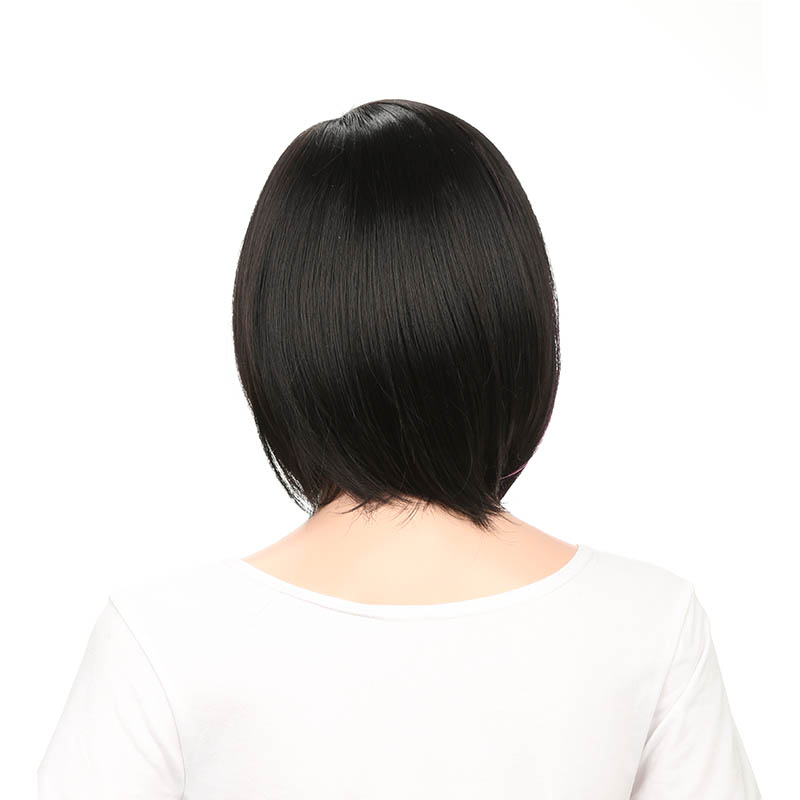 Short partial wig ladies BOBO head bangs chemical synthetic wigs