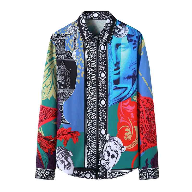 Mens Long Sleeve Dress Shirts Tuxedo Shirt Men Luxury Royal Shirt Baroque Floral Print Camisa Masculina Party Formal Shirt Male 210410, C550
Mens Long Sleeve Dress Shirts Tuxedo Shirt Men Luxury Royal Shirt Baroque Floral Print Camisa Masculina Party Formal Shirt Male 210410, C550