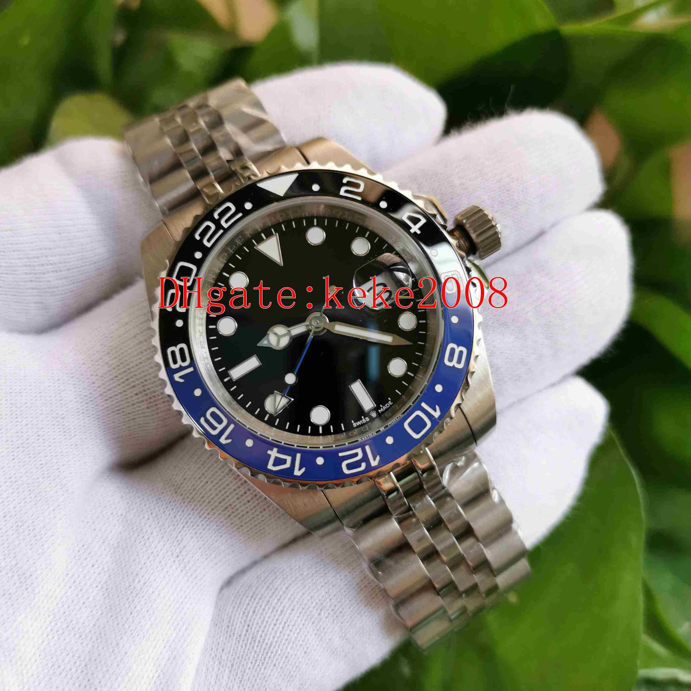 2 colors Top quality Watches men Wristwatches BP Maker 40mm GMT Batman 126710 Jubilee Bracele Ceramic Sapphire 2813 Movement Mechanical Automatic Mens watch
2 colors Top quality Watches men Wristwatches BP Maker 40mm GMT Batman 126710 Jubilee Bracele Ceramic Sapphire 2813 Movement Mechanical Automatic Mens watch
