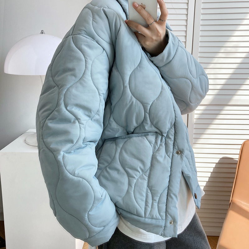 Ins Fashionable Short Cotton Padded Argyle Jacket Women Quilted Autumn Winter Lapel Warm Oversized Single Breasted Coat 210520, Beige
Ins Fashionable Short Cotton Padded Argyle Jacket Women Quilted Autumn Winter Lapel Warm Oversized Single Breasted Coat 210520, Beige