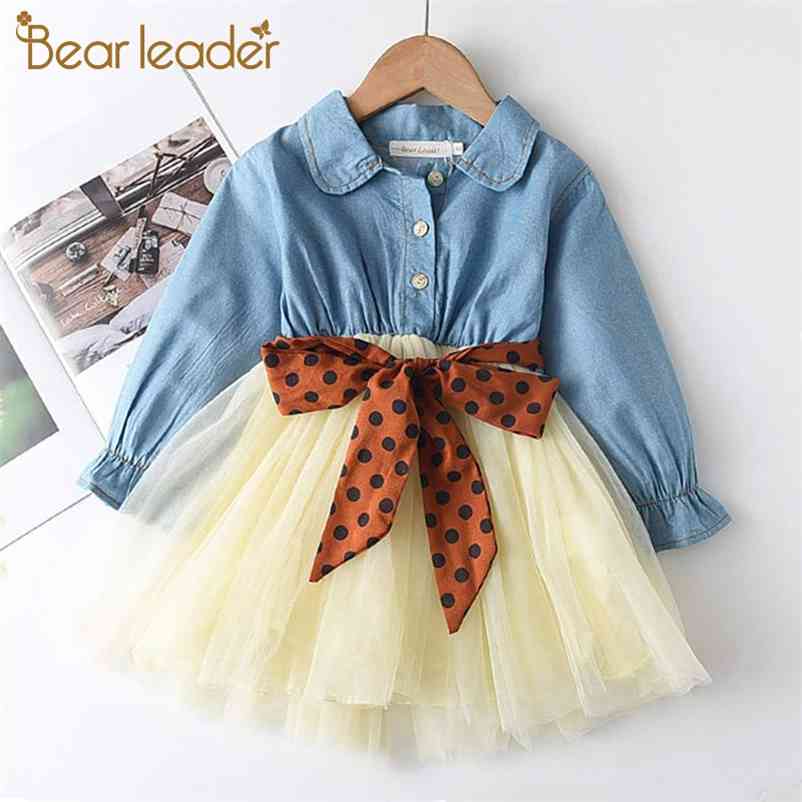 Girls Patchwork Dresses Spring Autumn Kids Polka Dot Sashes Outfits 2-6 Year Baby Mesh Princess Clothes 210429, Az448 white
Girls Patchwork Dresses Spring Autumn Kids Polka Dot Sashes Outfits 2-6 Year Baby Mesh Princess Clothes 210429, Az448 white