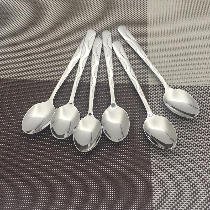 Spoons 6''Stainless Steel Teaspoon Wedding Silverware Ice Cream Tea Dessert Mini Coffee Spoon Set Drinking Mixing Honey Scoop Cutlery
Spoons 6''Stainless Steel Teaspoon Wedding Silverware Ice Cream Tea Dessert Mini Coffee Spoon Set Drinking Mixing Honey Scoop Cutlery