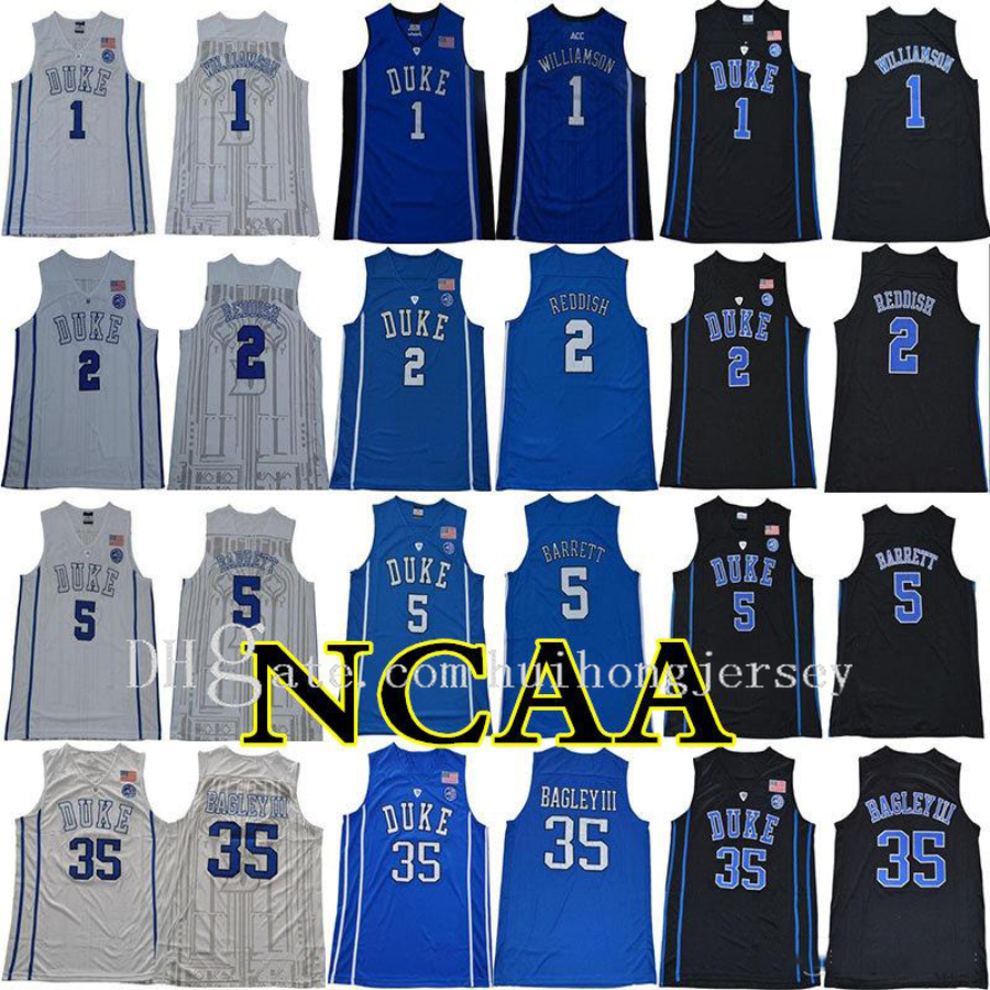 2018 2019 Breathable basketballjersey Duke Blue Devils NCAA College Jersey 2 Reddish 1 Williamson 5 Barrett 35 Bagley III 34 Carter Stitched, Black
2018 2019 Breathable basketballjersey Duke Blue Devils NCAA College Jersey 2 Reddish 1 Williamson 5 Barrett 35 Bagley III 34 Carter Stitched, Black