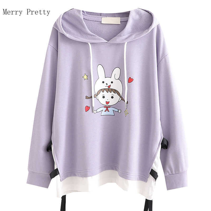 Purple Harajuku Cartoon Print Casual Hoodies Sweatshirt Women spring Full Sleeve Hooded Pullover Korean Ladies Cotton Tops 210526
Purple Harajuku Cartoon Print Casual Hoodies Sweatshirt Women spring Full Sleeve Hooded Pullover Korean Ladies Cotton Tops 210526