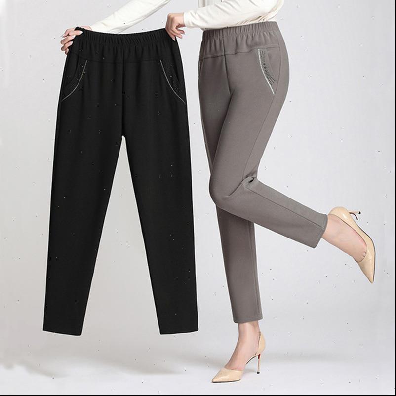 xl 5xl large size women pant simple high waist leisure long trousers straight womens pocket all match female office lady, Black;white
xl 5xl large size women pant simple high waist leisure long trousers straight womens pocket all match female office lady, Black;white