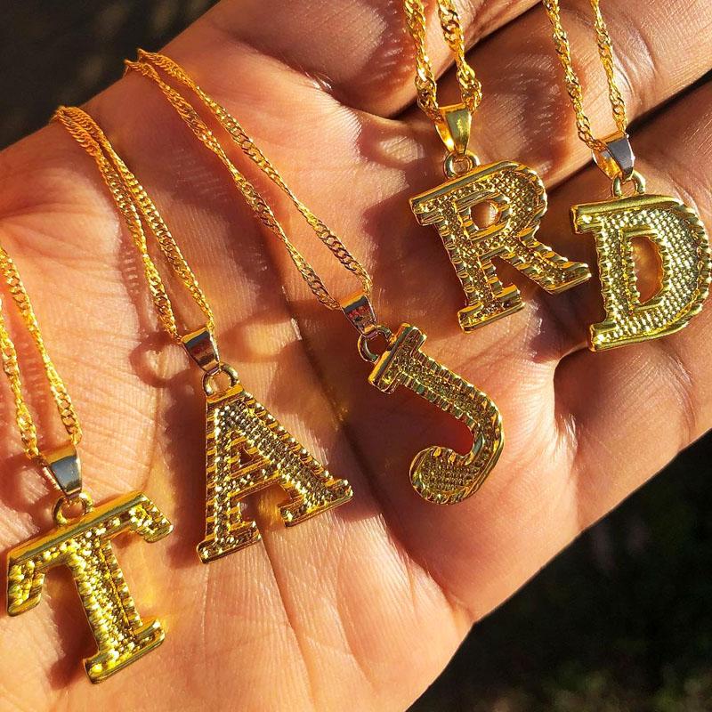 Pendant Necklaces Goth Gold Chain Initial Necklace For Women Stainless Steel Letter A-Z Alphabet Choker Jewelry Collier Femme 
Pendant Necklaces Goth Gold Chain Initial Necklace For Women Stainless Steel Letter A-Z Alphabet Choker Jewelry Collier Femme
