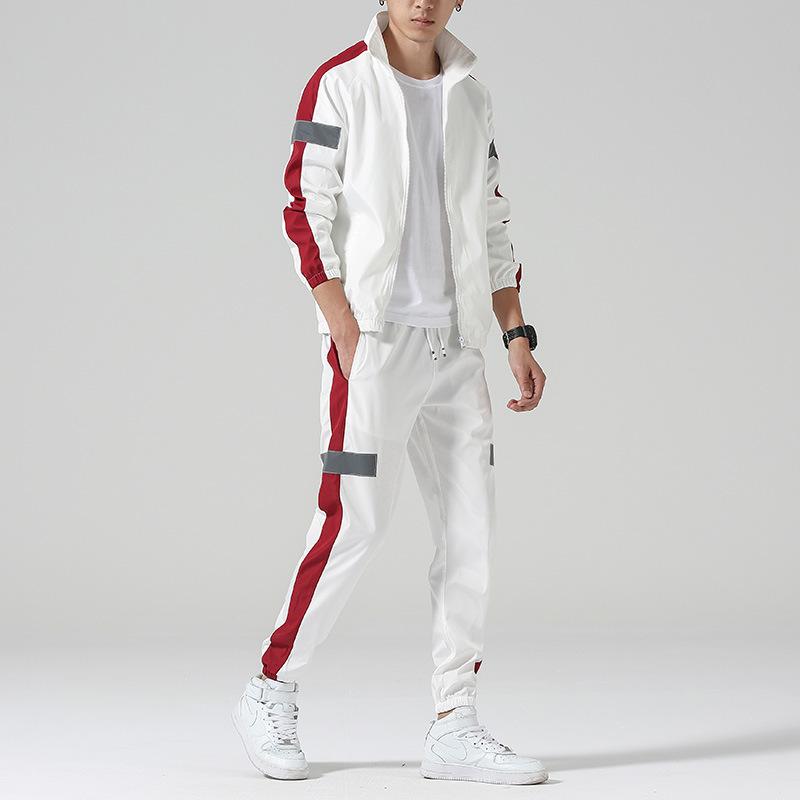 Jogging Clothing Men Sportswear Set Spring Autumn Hoodies Mens Tracksuit Patchwork Hip Hop Sweatshirt+pants Male Casual Two Pieces Track Sui, Black;red
Jogging Clothing Men Sportswear Set Spring Autumn Hoodies Mens Tracksuit Patchwork Hip Hop Sweatshirt+pants Male Casual Two Pieces Track Sui, Black;red