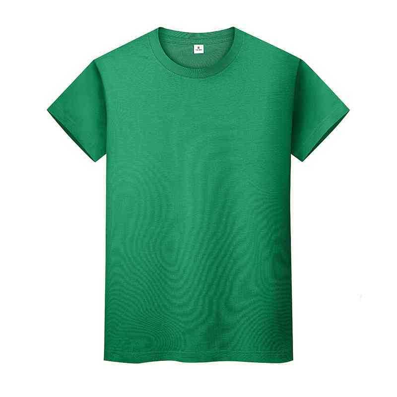 men and women round neck solid color T-shirt summer cotton bottoming short-sleeved half-sleeved JENQi
men and women round neck solid color T-shirt summer cotton bottoming short-sleeved half-sleeved JENQi