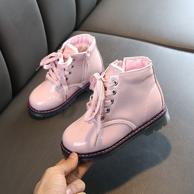 Girls Leather Shoes Autumn Winter Solid Color Boots Kids Booots Girls Shoes Non-slip Plush Warm Boys Ankle Boots SYJ047, Syj047-pink-plush
Girls Leather Shoes Autumn Winter Solid Color Boots Kids Booots Girls Shoes Non-slip Plush Warm Boys Ankle Boots SYJ047, Syj047-pink-plush