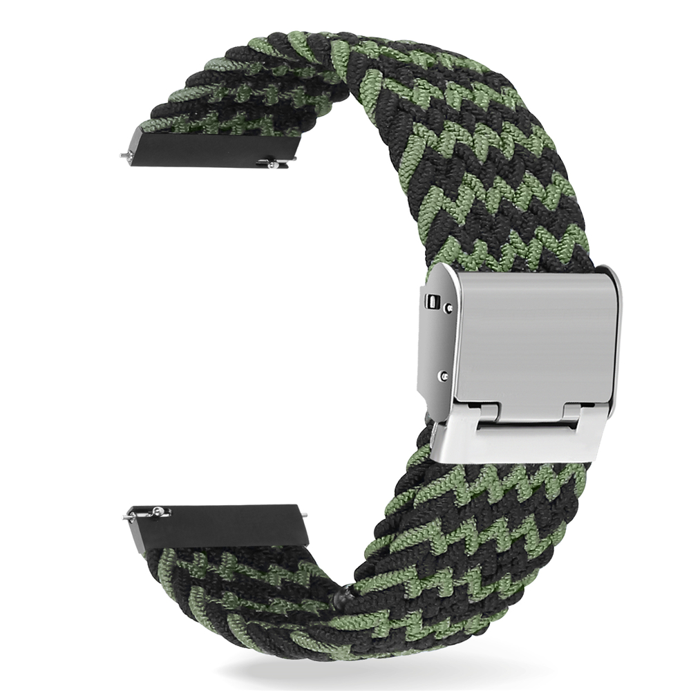 20mm 22mm Braided Nylon Loop Strap for Samsung Galaxy watch 3 46mm 42mm active 2 40mm 44mm Gear S3 bracelet Huawei GT2 Pro Band free shipping