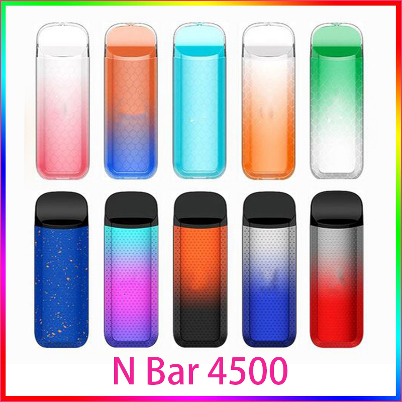 N Bar 4500 puffs Disposable E Cigarettes Device Kit Rechargeable Powerful Battery prefilled Pod Cartridge Vape Pen
N Bar 4500 puffs Disposable E Cigarettes Device Kit Rechargeable Powerful Battery prefilled Pod Cartridge Vape Pen