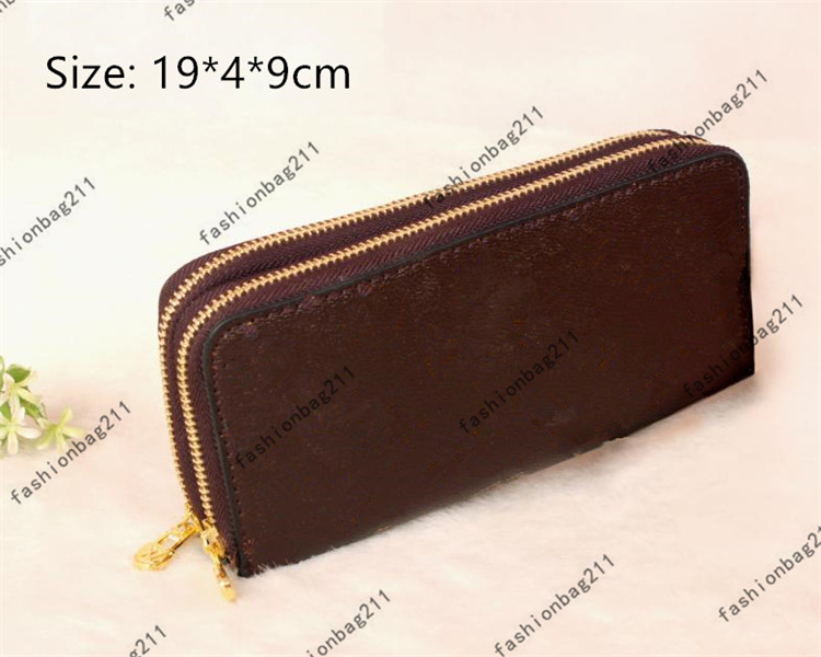 Brands Fashion Wallet High Quality Double Zipper Men's and Women's Long Wallets Clutch Card package Without Box, Old flower
Brands Fashion Wallet High Quality Double Zipper Men's and Women's Long Wallets Clutch Card package Without Box, Old flower