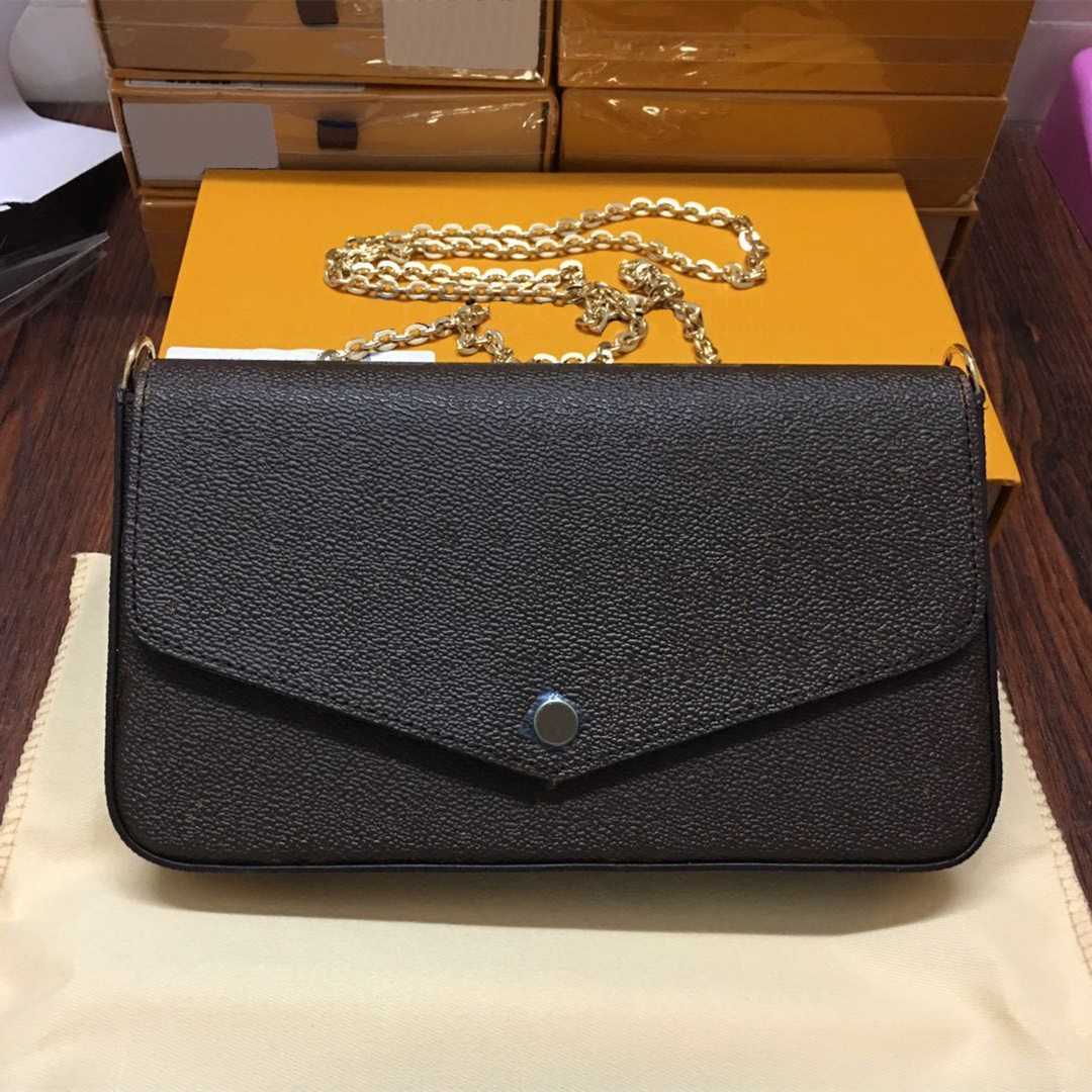 Luxurys Designers Bags shoulder bag handbag crossbody pochette Textile lining Gold-color hardware Removable flat pocket with 8 card slots
Luxurys Designers Bags shoulder bag handbag crossbody pochette Textile lining Gold-color hardware Removable flat pocket with 8 card slots
