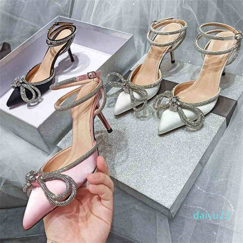 Designer-Wedding Shoes Woman Pointed Toe Crystal High Heel Shoes Ankle Women Female Ladies Sandal Sexy Party Pump, Black
Designer-Wedding Shoes Woman Pointed Toe Crystal High Heel Shoes Ankle Women Female Ladies Sandal Sexy Party Pump, Black