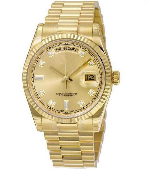 2022 Hottest men automatic Self-wind 40mm 18K watches Stainless steel DATEJUST DAYDATE Wristwatch no battery 2813 mens, Slivery;brown
2022 Hottest men automatic Self-wind 40mm 18K watches Stainless steel DATEJUST DAYDATE Wristwatch no battery 2813 mens, Slivery;brown