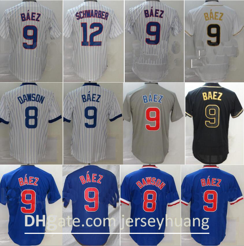 Men Baseball 9 Javier Baez Jersey 12 Kyle Schwarber 8 Andre Dawson Flexbase Cool Base Pullover Team Stitched Black Blue Grey White Color, Blue;black
Men Baseball 9 Javier Baez Jersey 12 Kyle Schwarber 8 Andre Dawson Flexbase Cool Base Pullover Team Stitched Black Blue Grey White Color, Blue;black
