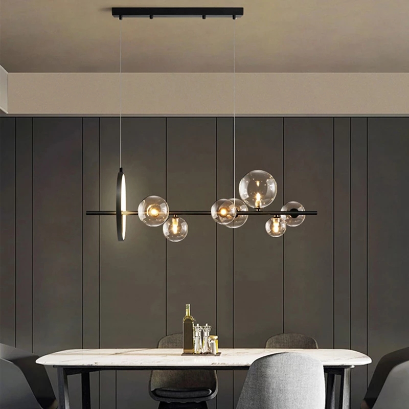 Modern Glass Chandelier lighting Pendant Lamps Chandeliers G9 Sockets Light Fixture Home Lights Living Room Kitchen Indoor Lustre