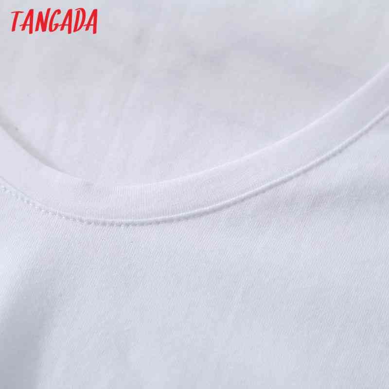 Women Summer V Neck Cotton T Short Sleeve Tees Ladies Casual Tee Shirt Street Wear Top 6D02 210416