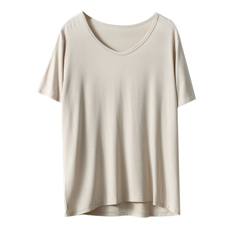Casual Solid V Neck Pullover Shirts for Women Summer Cotton Short Sleeve Blouse Plus Size Loose Ladies Tops 9262 50 210506