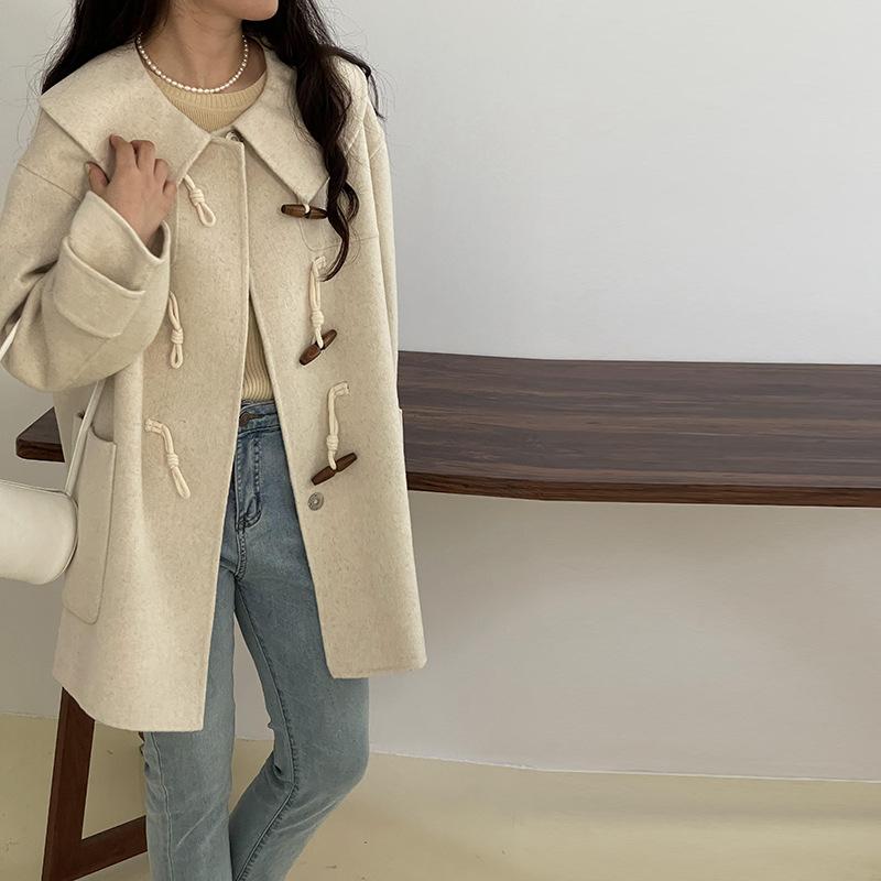 Women' Wool & Blends High Quality Double-Sided Cashmere Jacket Female Woolen Coat Women Outwear 2022 Autumn Winter Short J55, Navy
Women' Wool & Blends High Quality Double-Sided Cashmere Jacket Female Woolen Coat Women Outwear 2022 Autumn Winter Short J55, Navy