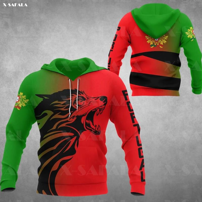Men's Hoodies & Sweatshirts PORTUGAL WOLF Flag 3D Print Zipper Hoodie Man Female Pullover Sweatshirt Hooded Jacket Jersey Tracksuits, Black
Men's Hoodies & Sweatshirts PORTUGAL WOLF Flag 3D Print Zipper Hoodie Man Female Pullover Sweatshirt Hooded Jacket Jersey Tracksuits, Black