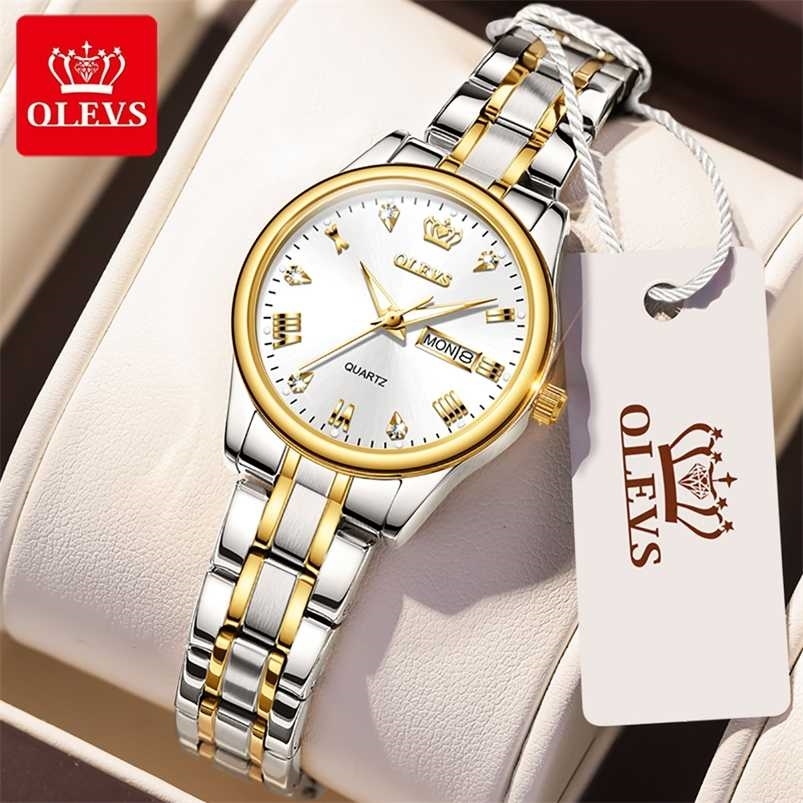 OLEVS Gold Simple Fashion Casual Brand Wristwatch Luxury Lady Square Watches Relogio Feminino for Women Gifts 5563 220124, Slivery;golden
OLEVS Gold Simple Fashion Casual Brand Wristwatch Luxury Lady Square Watches Relogio Feminino for Women Gifts 5563 220124, Slivery;golden