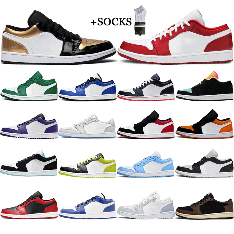 with free socks Jumpman basketball shoes Low 1 1s UNC Light Smoke Grey shadow Chicago emerald black toe Obsidian Ember Travis Scotts trainer, White;red
with free socks Jumpman basketball shoes Low 1 1s UNC Light Smoke Grey shadow Chicago emerald black toe Obsidian Ember Travis Scotts trainer, White;red