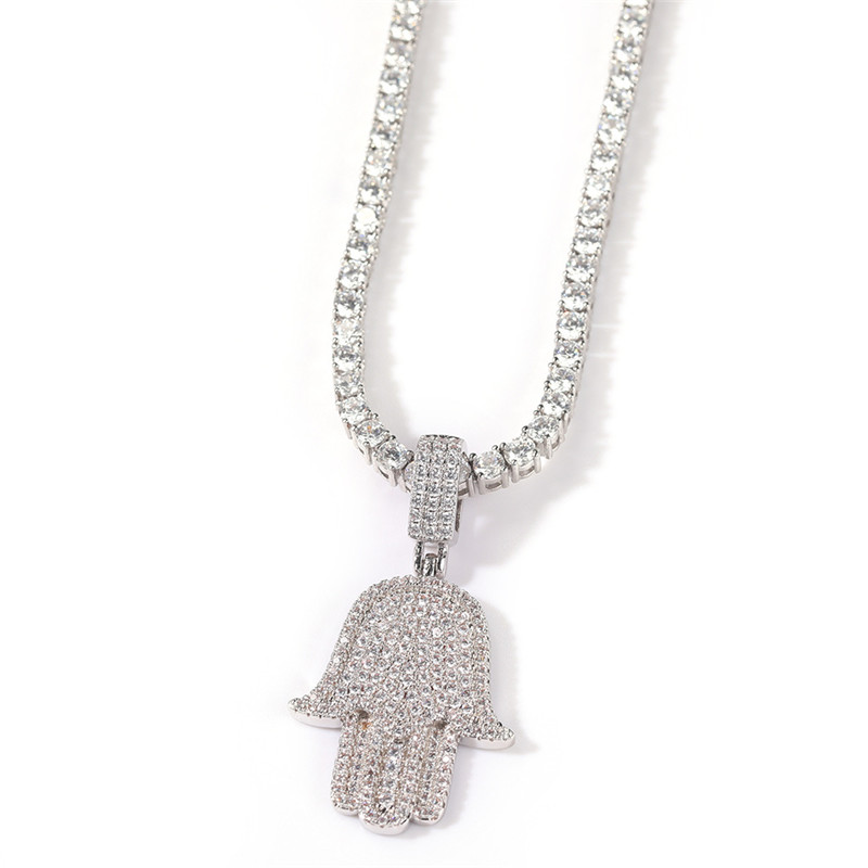 18K Iced Out Pendant Necklace Gold Silver Plated Diamond CZ Stone Hip Hop Jewelry
18K Iced Out Pendant Necklace Gold Silver Plated Diamond CZ Stone Hip Hop Jewelry
