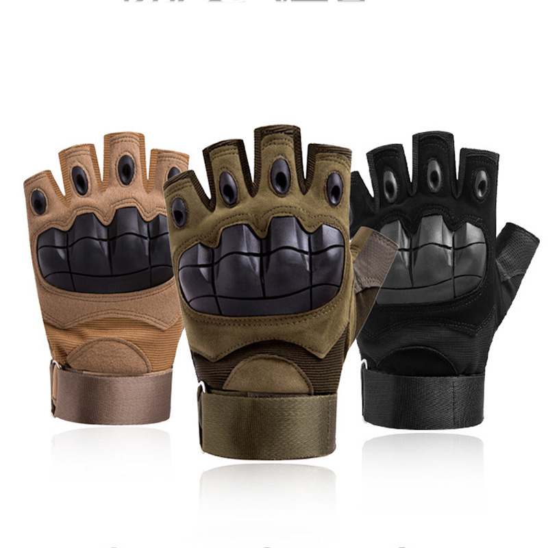 Outdoor tactics Half Finger Gloves military fans training fighting fitness joint protection anti slip soft shell gloves
Outdoor tactics Half Finger Gloves military fans training fighting fitness joint protection anti slip soft shell gloves