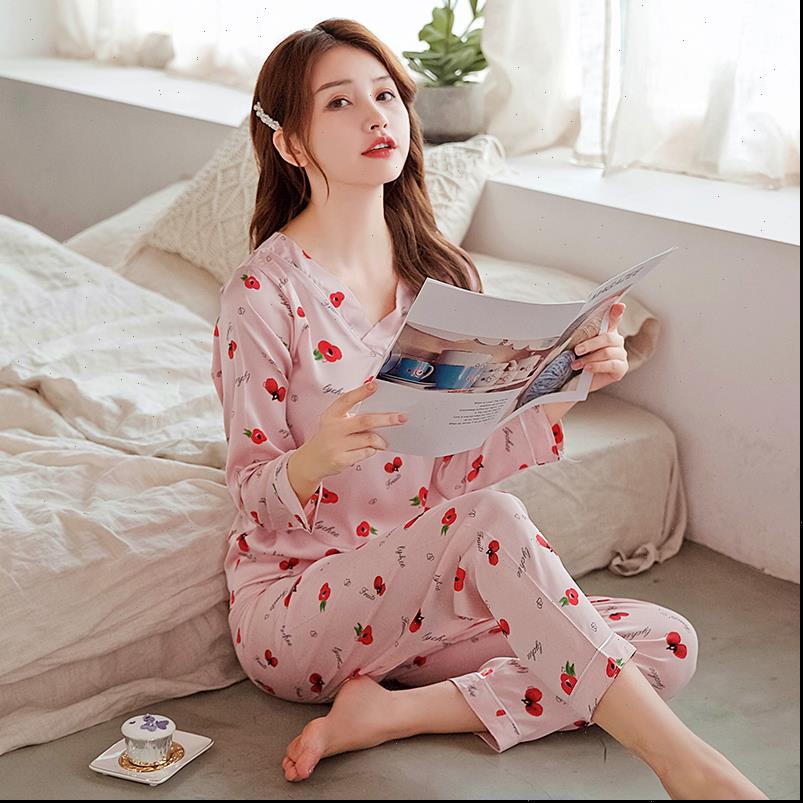 autumn long sleeved v women sleepwear neck pajamas set silk satin pyjamas girl pijama woman homewear, Black;red
autumn long sleeved v women sleepwear neck pajamas set silk satin pyjamas girl pijama woman homewear, Black;red
