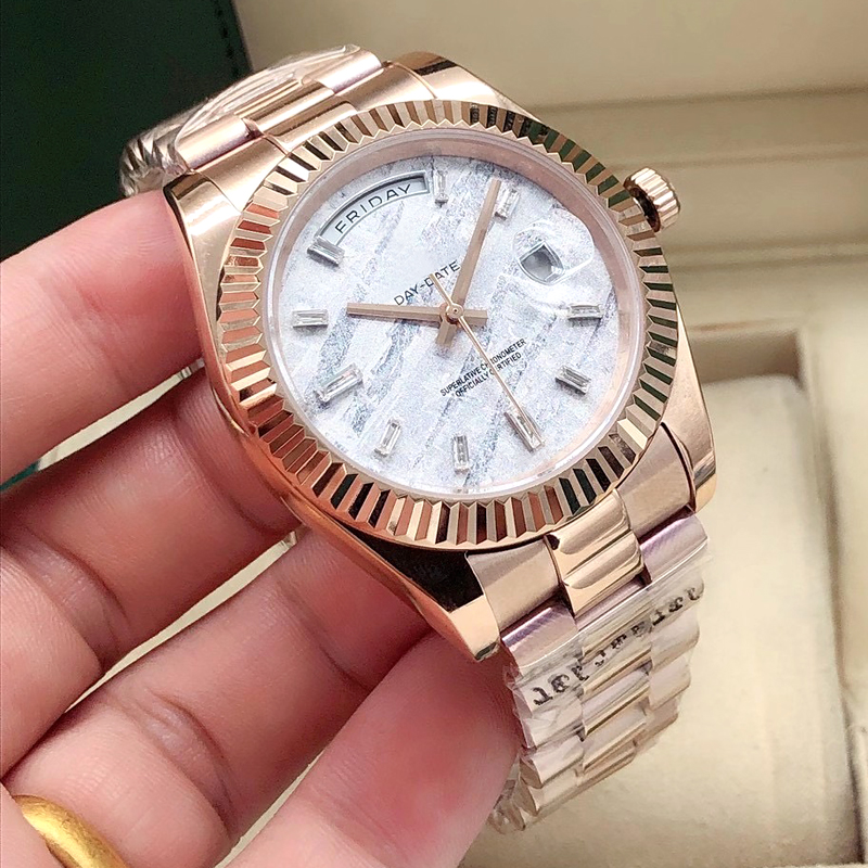 The latest luxury rose gold men's watch automatic 41mm stainless steel sapphire sport Wristwatch WATERPROOF magnify date U1 factory
The latest luxury rose gold men's watch automatic 41mm stainless steel sapphire sport Wristwatch WATERPROOF magnify date U1 factory