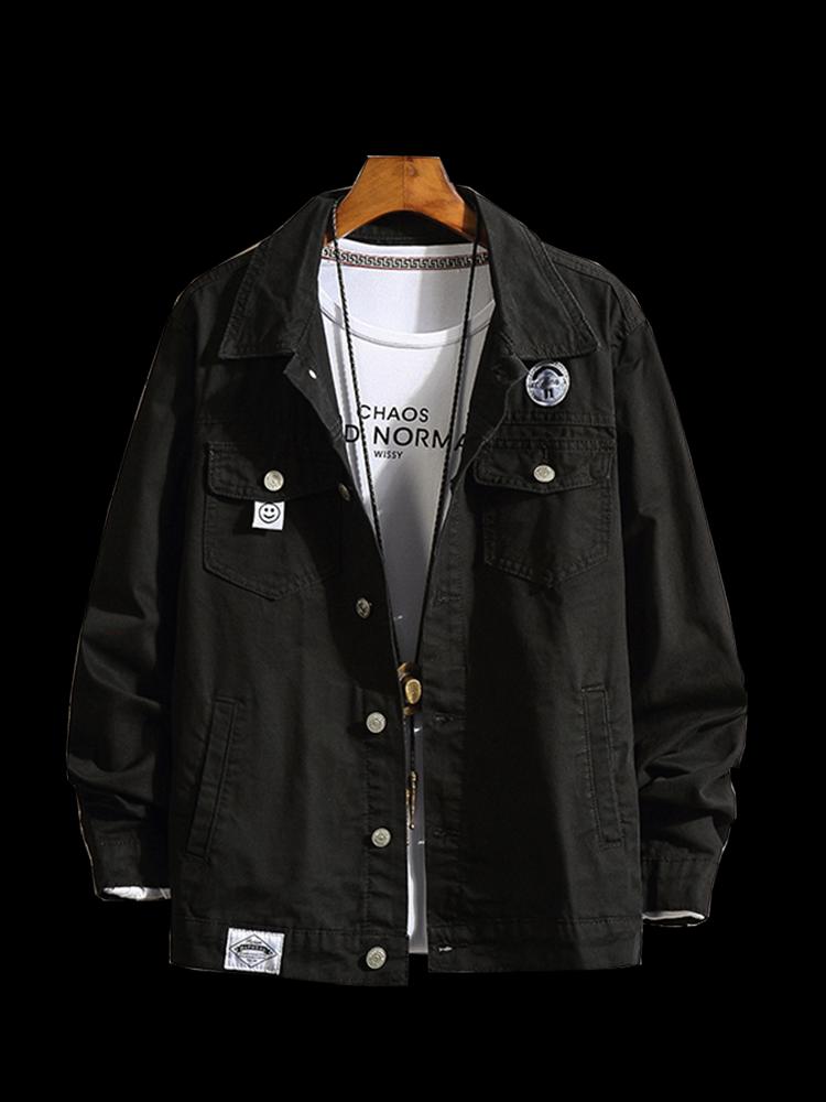 Harakuju Jacket For Men Style Streetwear Casual Fashion Oversized Spring Autumn 2021 Casaco Masculino Jackets BG50JK Men's