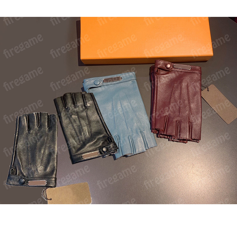 Luxurys Motorcycle Fingerless Glove Womens Fashion Cycling Mitten Autumn Winter Warm Driving Gloves Trendy Leather Mittens
Luxurys Motorcycle Fingerless Glove Womens Fashion Cycling Mitten Autumn Winter Warm Driving Gloves Trendy Leather Mittens