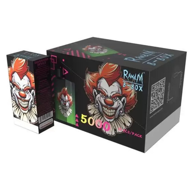 Original RandM B-Box Disposable E Cigarettes Device Pod Kit 5000 Puffs 850mAh Recharge Battery Prefilled 10ml Cartridges Mesh Coil
Original RandM B-Box Disposable E Cigarettes Device Pod Kit 5000 Puffs 850mAh Recharge Battery Prefilled 10ml Cartridges Mesh Coil