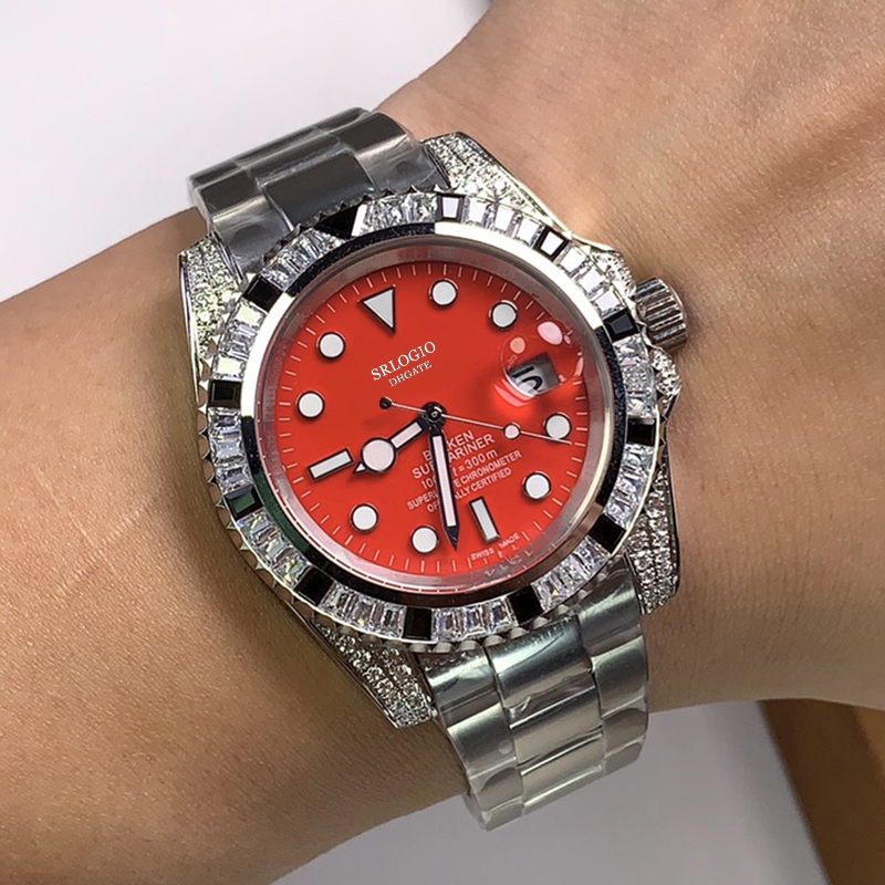 Top Mens Watch Automatic Mechanical Watches 40mm Sapphire Diamond Bezel Super Luminous Fashion Business Wristwatch Montre De Luxe Gifts, Customize
Top Mens Watch Automatic Mechanical Watches 40mm Sapphire Diamond Bezel Super Luminous Fashion Business Wristwatch Montre De Luxe Gifts, Customize