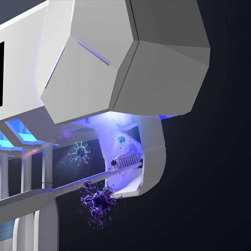 ELOSSA Smart Toothbrush Sterilizer UV Holder Automatic Toothpaste Squeezer Dispenser Home Bathroom Accessories Set 210709