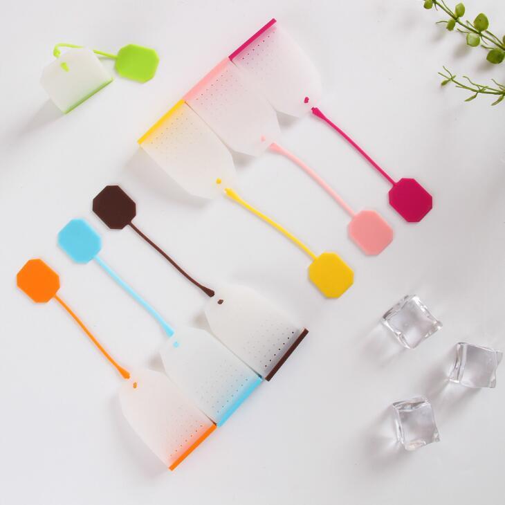 Tea Bag Silicone Infuser Tools Leaf Strainer Loose Herbal Spice Filter Diffuser Coffee EEB6127 Free shipping