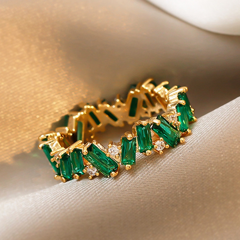 Ekopdee Luxury Green Crystal Irregular Gold Rings For Woman Korean Fashion Girls 2022 Neo Gothic Jewelry Wedding Cubic Zirconia
Ekopdee Luxury Green Crystal Irregular Gold Rings For Woman Korean Fashion Girls 2022 Neo Gothic Jewelry Wedding Cubic Zirconia