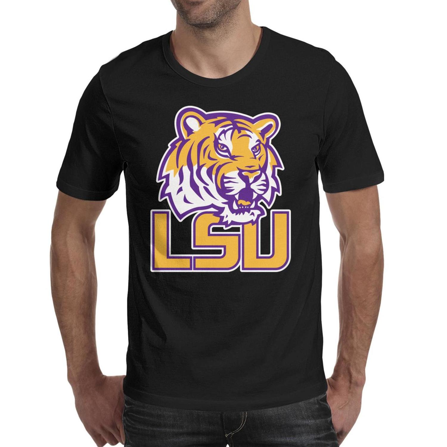 Fashion Mens LSU Tigers Gay football basketball pride rainbow logo blue Round neck t shirt Design Hip hop shirts old Print Gold, White;black
Fashion Mens LSU Tigers Gay football basketball pride rainbow logo blue Round neck t shirt Design Hip hop shirts old Print Gold, White;black