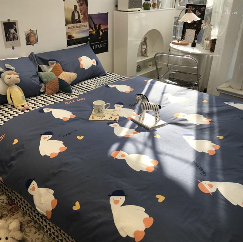 Bedding Sets Cute Cartton Blue Duck Set Kid Teen Man Boy,cotton Full Queen King Home Textile Bed Sheet Pillow Case Quilt Cover, Picture color
Bedding Sets Cute Cartton Blue Duck Set Kid Teen Man Boy,cotton Full Queen King Home Textile Bed Sheet Pillow Case Quilt Cover, Picture color
